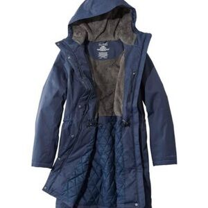 L.L. Bean Women's Blue Hooded Winter Jacket